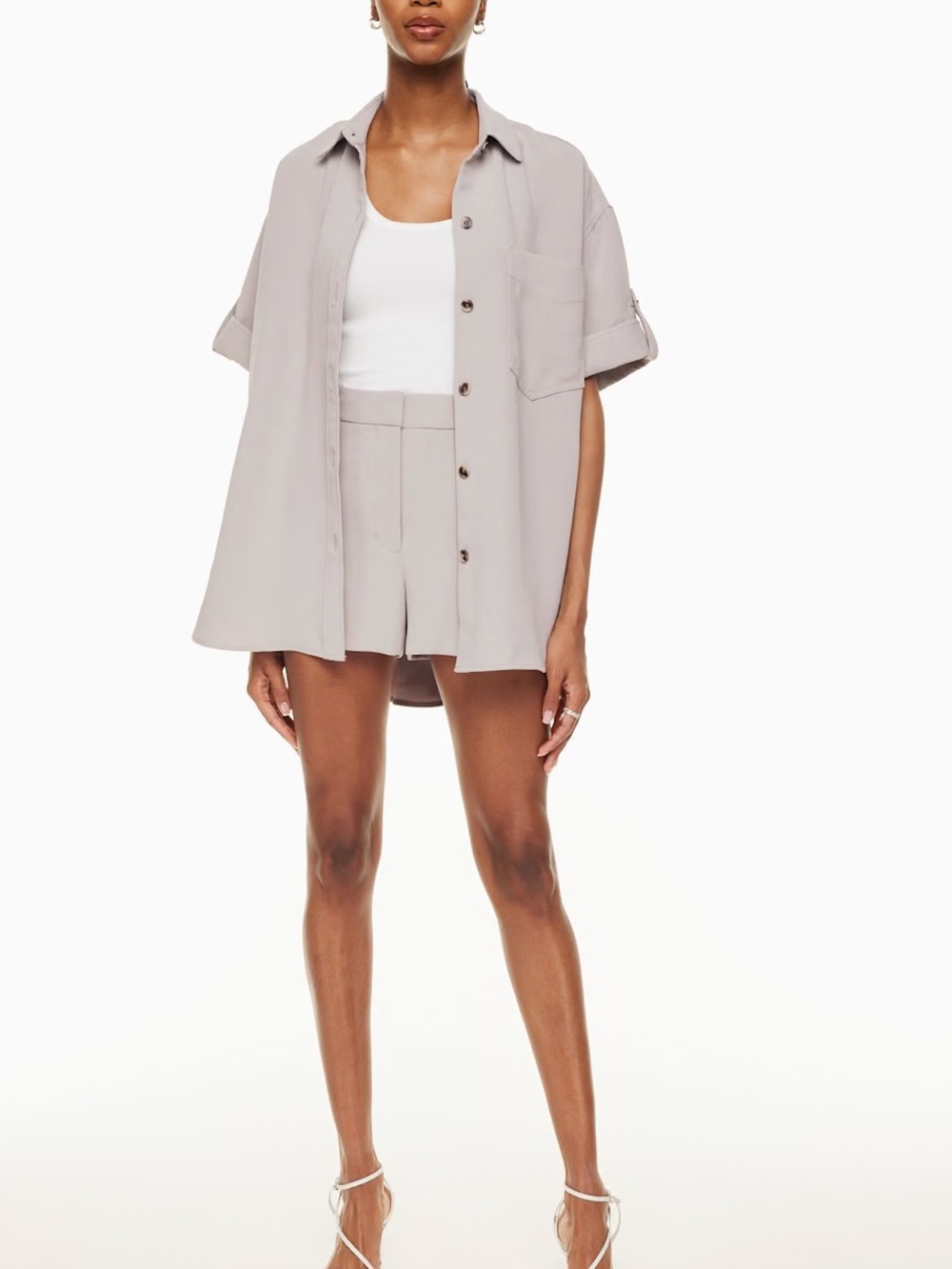Aritzia Ganna Short Sleeve Shirt